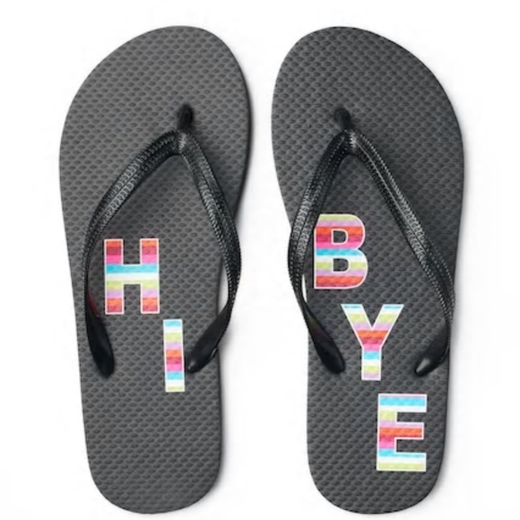 SO Shoes - NWT Black SO® Women's Zori Flip-Flops/Hi Bye